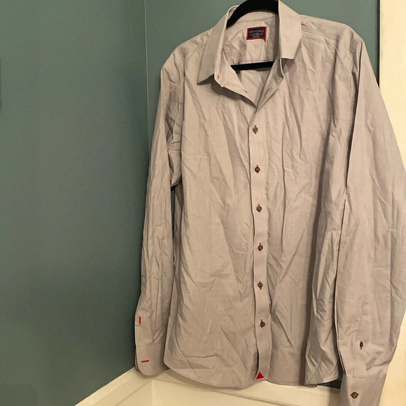 UNTUCKit mens gray button down - XL - 100% cotton - great condition - Picture 1 of 7